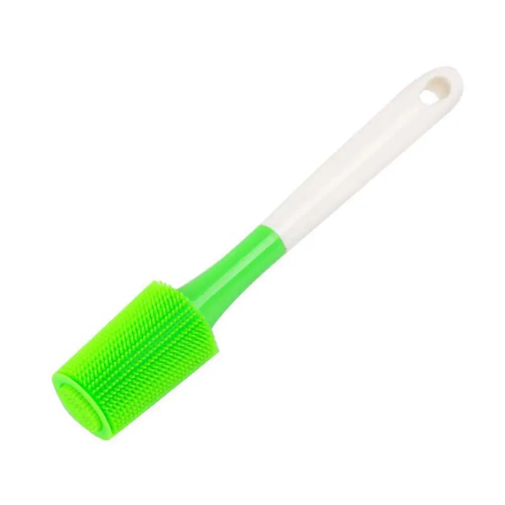 Heavy Duty Silicone Bottle Brush for Baby Bottles, Glassware & Cups – Comfort Grip, Effortless Cleaning