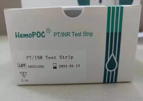 INR coagulometro INR test machine PT Mpintiring system 24pcs PT INR test strips