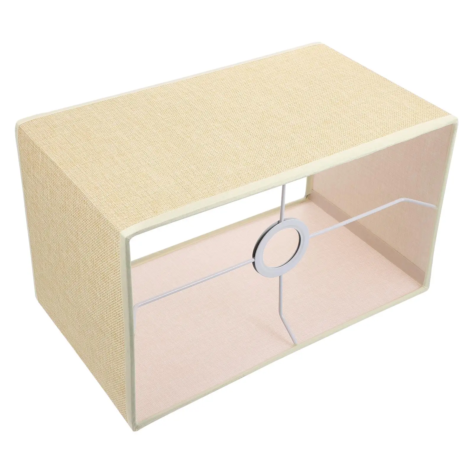 

Linen Table Lamp Shade E27 Beige 34x20cm Cloth Light Cover Dustproof Lamp Protector for Home Bedroom Study Lighting Accessories