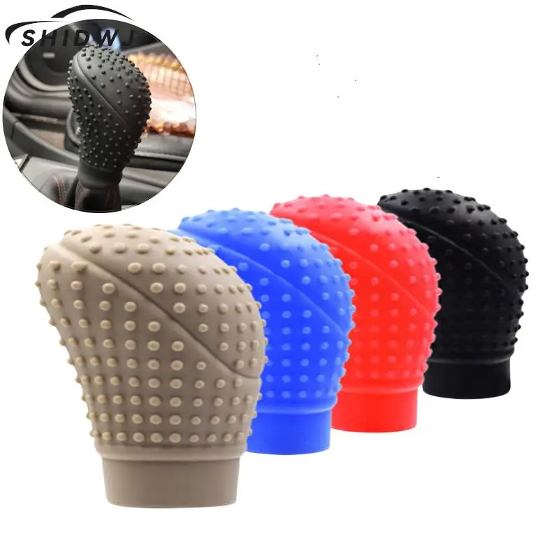 Hot Sale Car Hand Brake Cover Anti Slip Silicone Manual Automatic Transmission Automobile Shift Lever Shift Knob Accessories