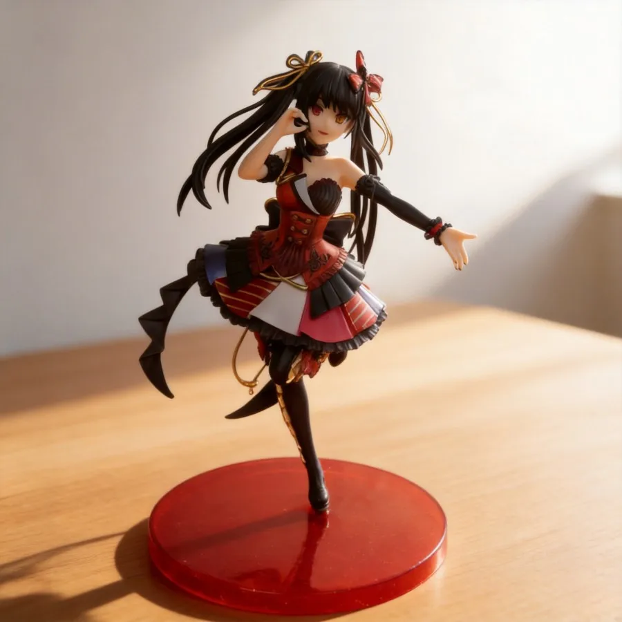 

Date A Live Kurumi Tokisaki Dress Figure 23cm - Anime Girl Model Collectible Figurine Decoration