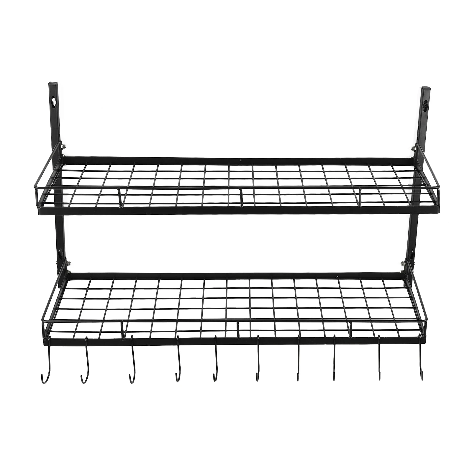 Pot and Pan Rack Organizer Hanger Storage Wall Holder Kitchen Cookware Hanging