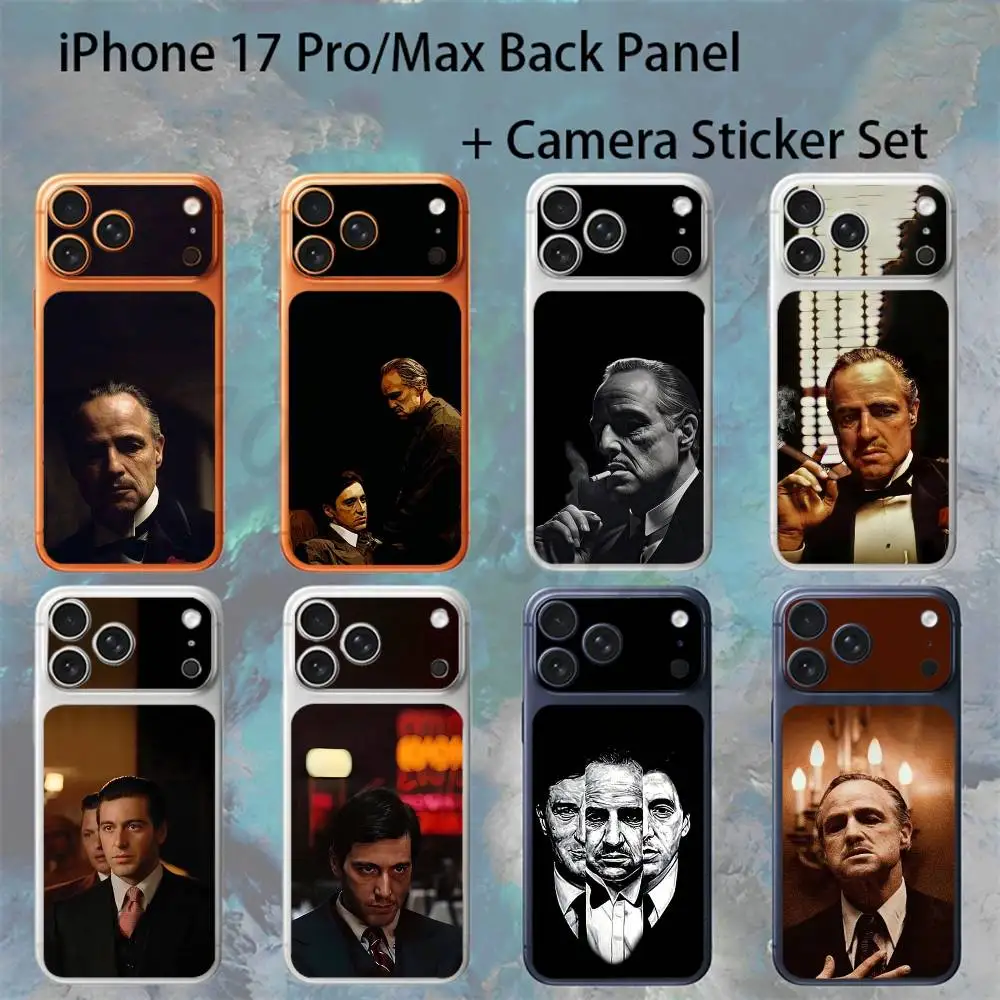 

The Godfather For iPhone 17 Pro /Pro Max Battry Back Cover with Camera Decal Skin Rear Protective Sticker Film