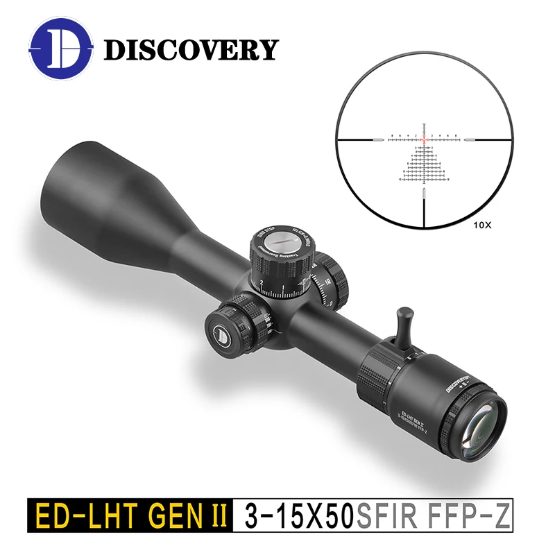 

Discovery EDII 3-15X50 Tactical Sight Illuminated Super High Definition First Focal Plane Imported Glass Lifetime Warranty