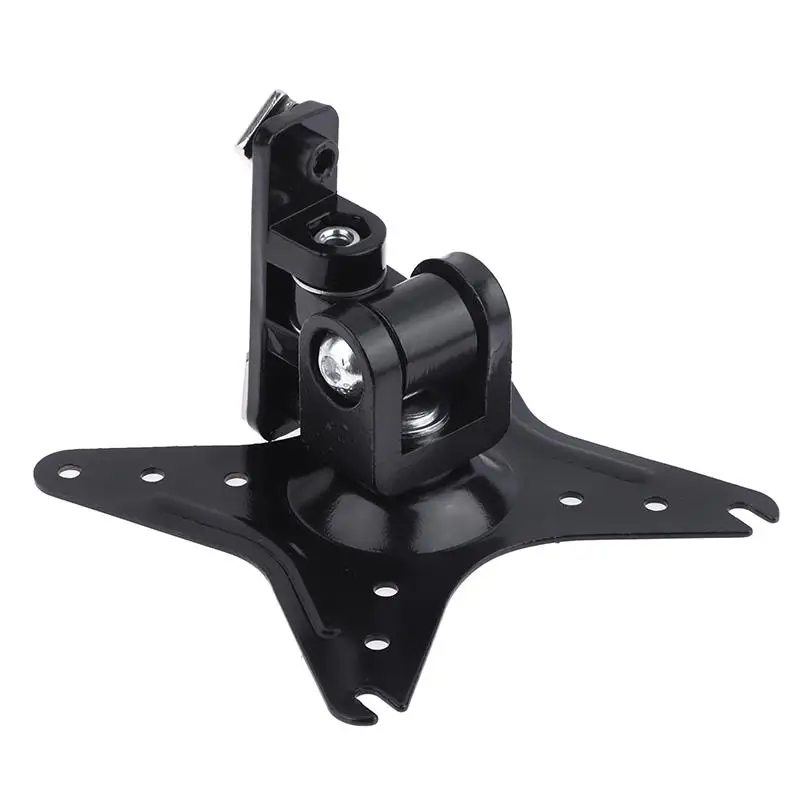 2 Axis Adjustable Wall Mount Monitor Bracket VESA 100 75 50mm Button Box Holder for Industrial Control PC Gaming Support view 4