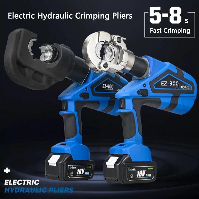 

Electric Hydraulic Pliers EZ-400/EZ-300 Wire Terminal Crimping Machine Portable Copper Aluminum Terminal Crimping Pliers