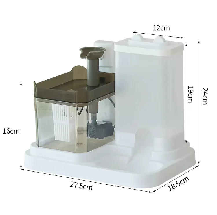 Intelligent Induction Pet Drinking Fountain,Quiet Circulating Live Water Dispenser,Auto Water Feeder For Kitten Puppy,Keep Fresh