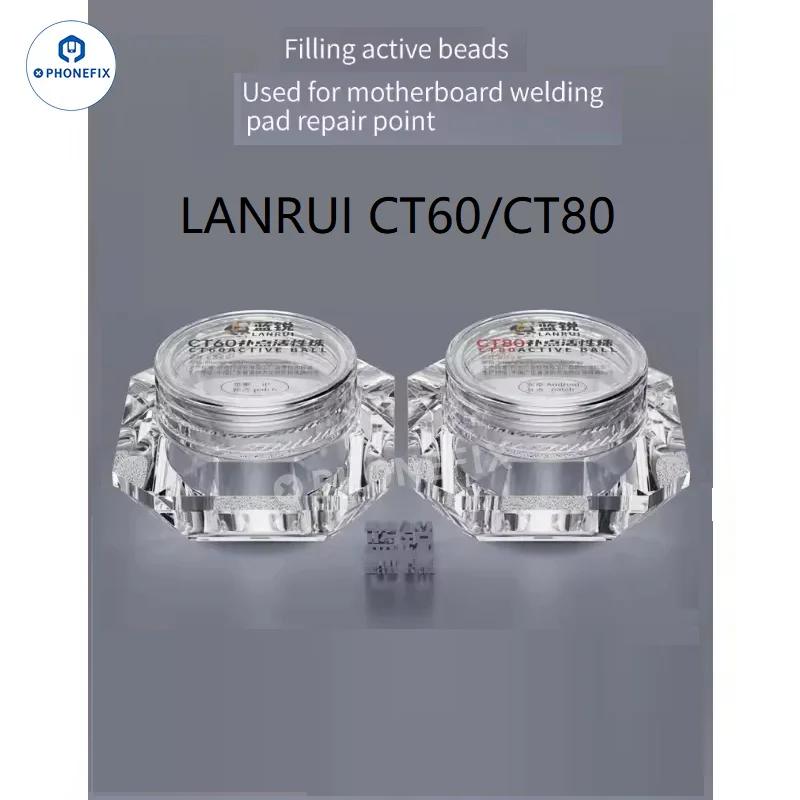 LANRUI CT60 CT80 Solder Joints Active Ball For Mobile Phone Motherboard PCB Chip BGA Rework Repair Without Soldering Jumper Wire