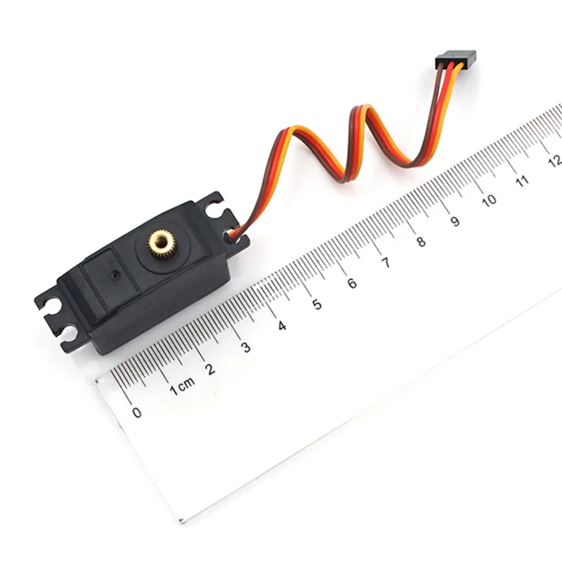 Servo de engranaje de Metal sin escobillas de tres cables para Wltoys 12428, 12423, 12427, 12429, 1/12, piezas de actualización de coche RC, accesorios