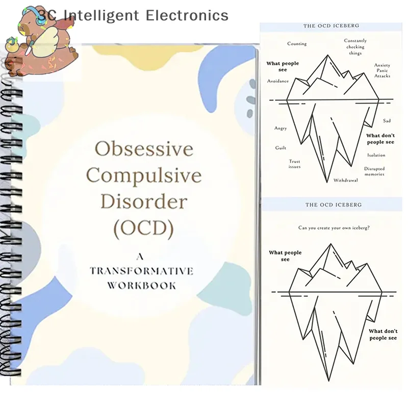 Obsessive Compulsive Disorder (OCD) Workbook, Intrusive Thoughts, Exposure Relax, Anxiety Relief, Mental Health Self-Help Guide