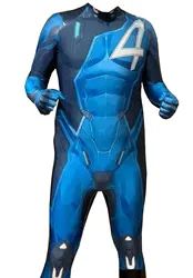 Halloween Mr Fantastic Rivals PS5 Cosplay Costumes Fantastic Four Superhero Zentai Bodysuit Adults Man Party Jumpsuit