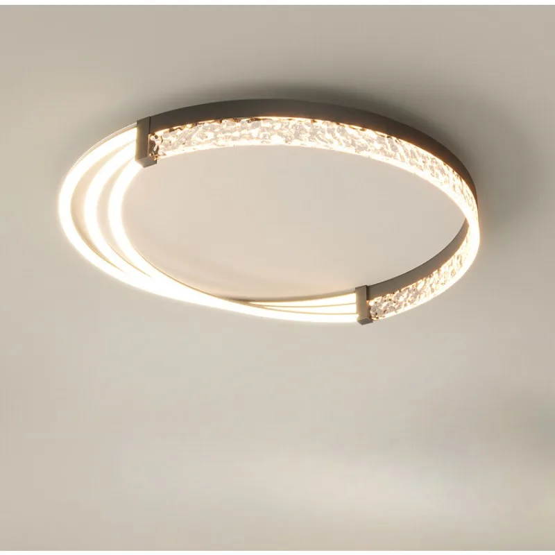 Eye protection living room light, modern simple and atmospheric Italian light luxury main light, bright bedroom ceiling light