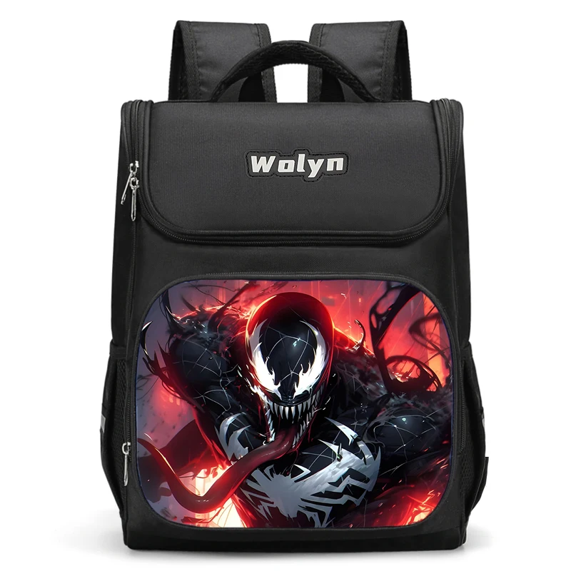 Large Child Superhero Venoms Backpack Boy Girls School Bag For Men Women Traveling Backpack Durable and Multi Compartmen