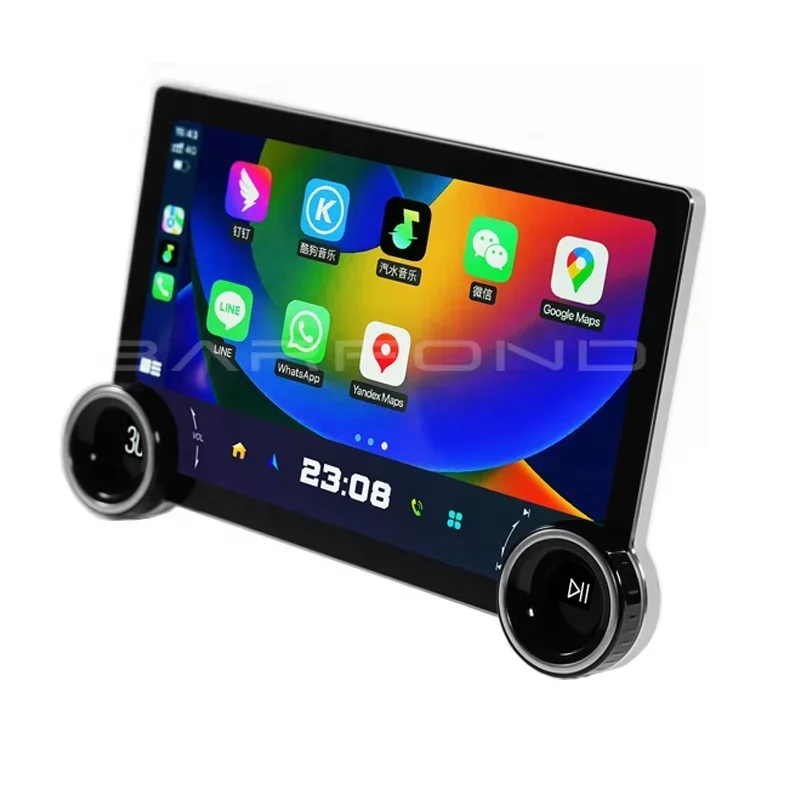 Car Stereo 11.5inch double knob Multimedia Audio Carplay Touch Screen Car Android Player For 9 inch/10-inch frame