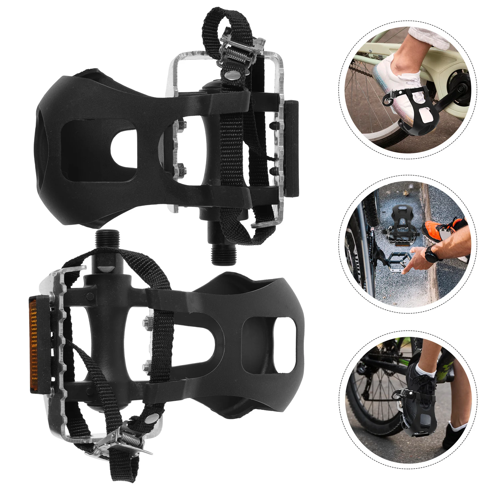 

1Pair Bicycle Pedals for Anti-Skid Replacement Pedals for Road Bike Cycling Accessories Stable Long-Lasting Use