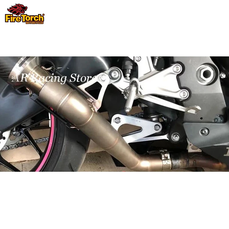 For HONDA CBR1000RR CBR 1000R 2008 2009 2010 2011 2012 2013 2014 2015 2016 Motorcycle 60mm Exhaust Middle Link Pipe Espace Moto