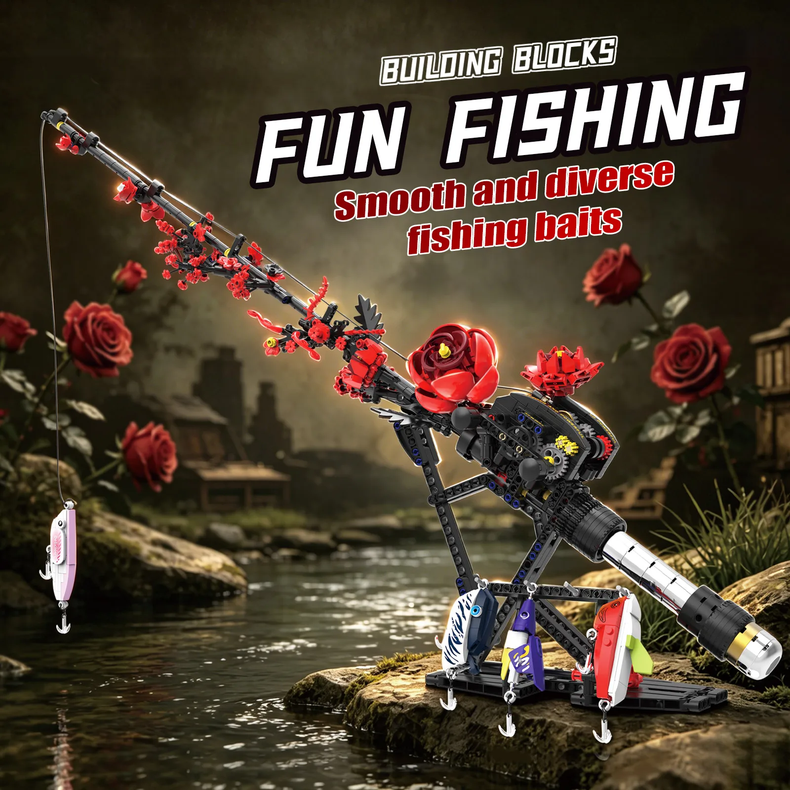 Modello di Canna da Pesca MOC  - Kids Education Reels recensione e prezzo
