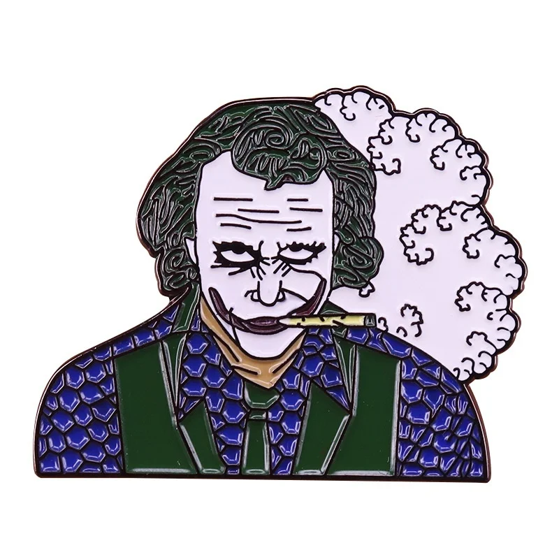 Funny Villain Lapel Pins for Backpacks Enamel Pin Movie Brooch Brooches for Women Pines Badges Fashion Manga Accessories Gifts