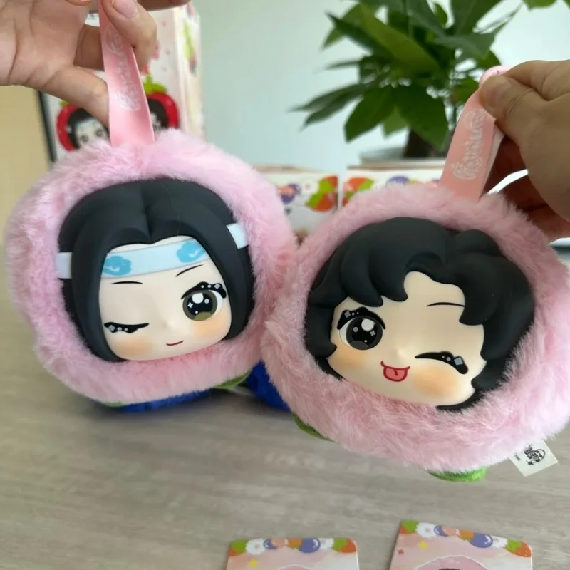 Original el fundador del diabolismo serie de flores aromáticas Wei Wuxian Lan Wangji llavero caja ciega figura coleccionable muñeca de juguete