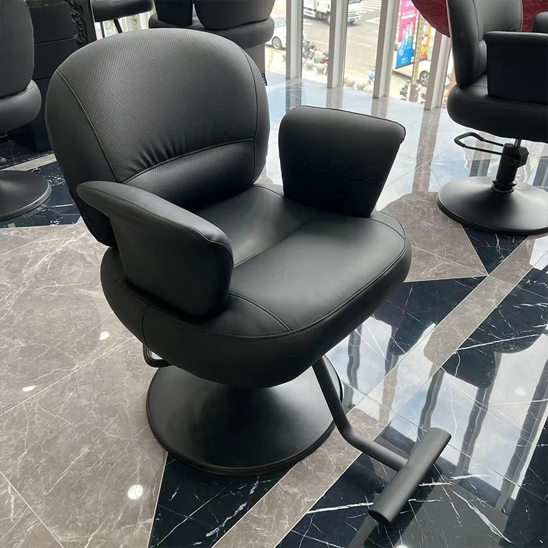 

Hairdressing Shop Chair Simple Seat Cutting Chair Dedicated To The Hair Salon Hot Stain Chair Barber Accessories Furniture