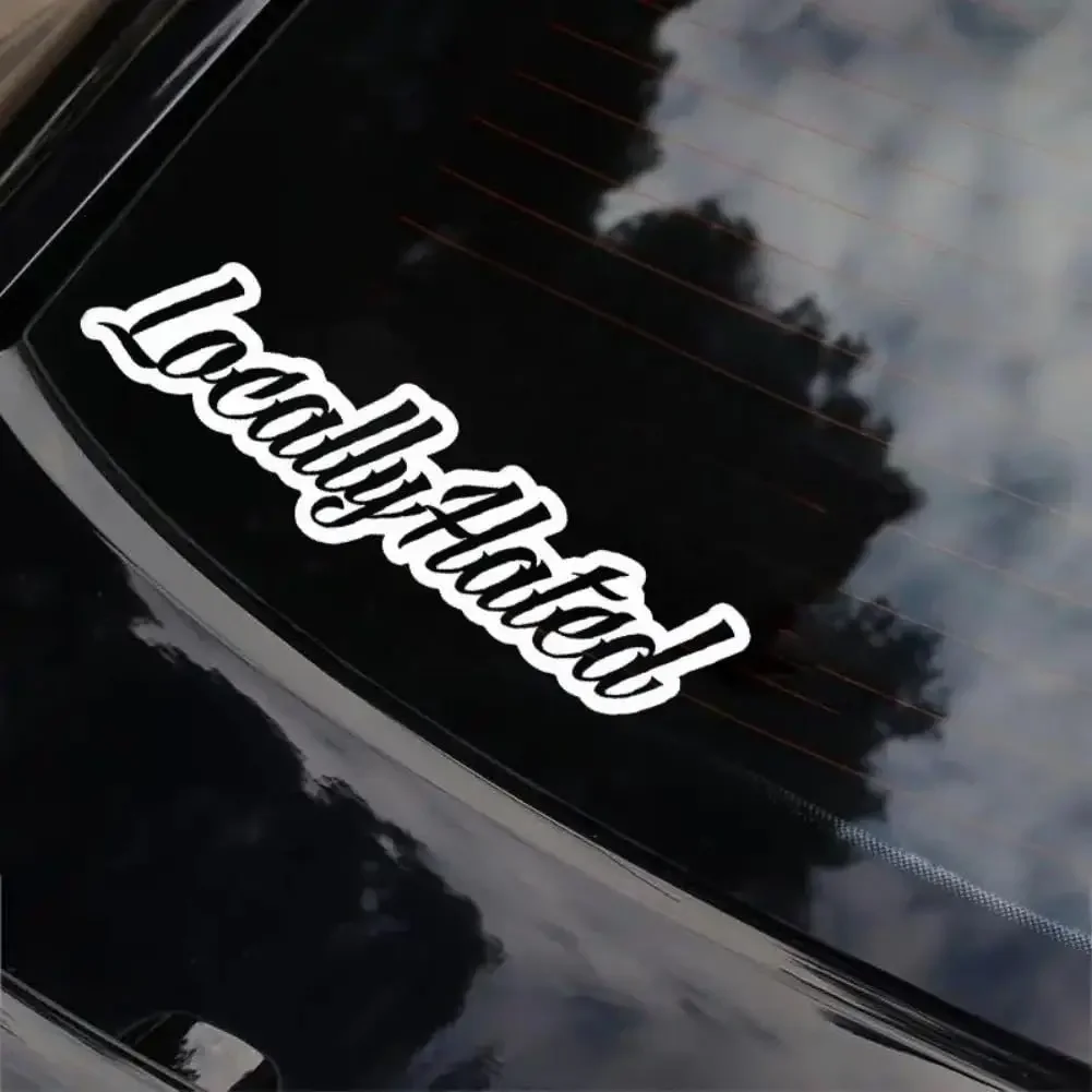 

Виниловая наклейка на автомобиль (1 шт.), водонепроницаемая, устойчивая к солнцу, легко наклеивается на заднее стекло, бампер, для декора авто