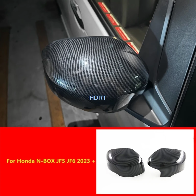 For Honda N-BOX JF5 JF6 2023 + Car Style Right Hand Drive Rear View Side Door Mirror Wing Reverse Mirror Reflective Mirror Cover