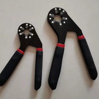 Durable 6/8 Inch Magic Wrench Large Opening Hexagonal Pipe Wrench Clamping Socket Multifunctional Adjustable Spanner Hand Tools