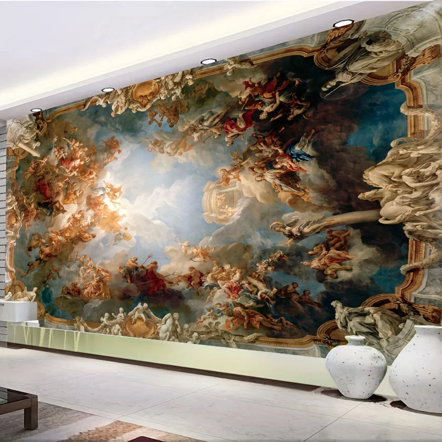 Vintage-Kunst-Hintergrunddekoration, Schlafsaal, Wohnung, Wohnzimmer, Schlafzimmerdekoration, Heimdekoration