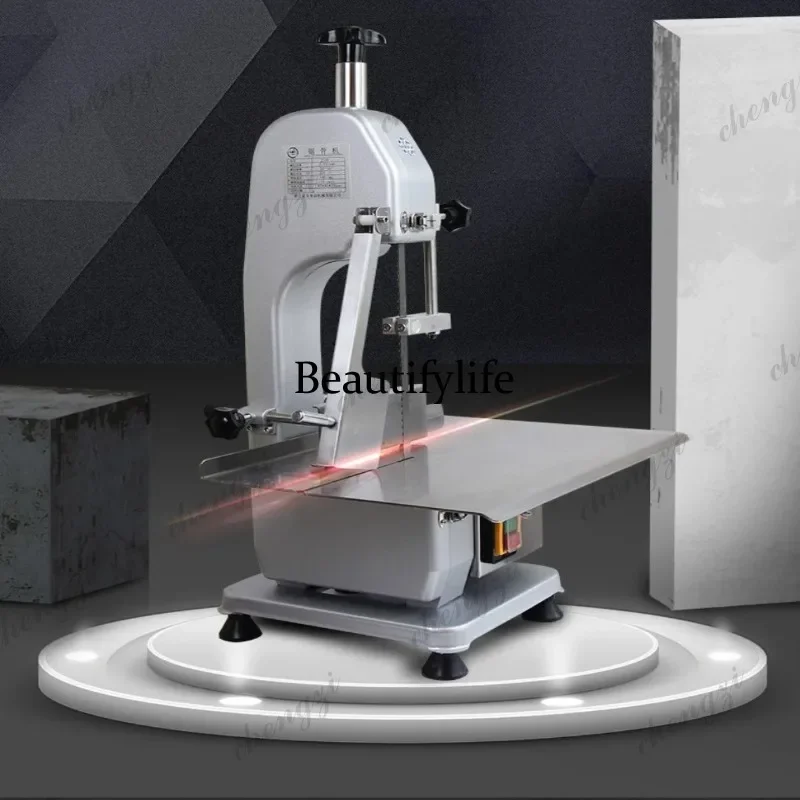 

f182 Automatic Heavy Duty Commercial Bone Saw 1500W Electric Frozen Meat Cutter Stainless Steel For Beef Pork Ribs Restauran