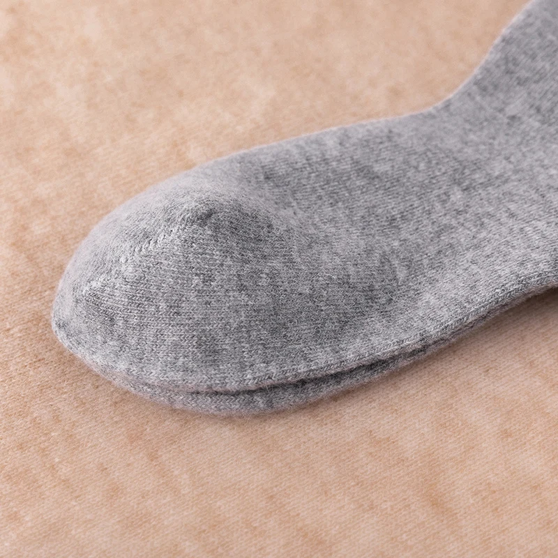 Cashmere socks Women 100% authentic pure cashmere mid-tube socks warm socks men\'s casual business high-end socks mid low sock