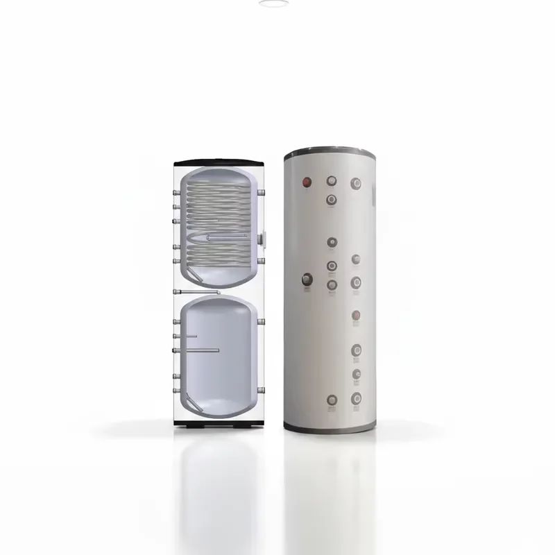 Air Source Heat Pump Hot Water Tank 2 in 1 Buffer Tank for Hot Water Storage Tank Stainless Steel for Heat Pump