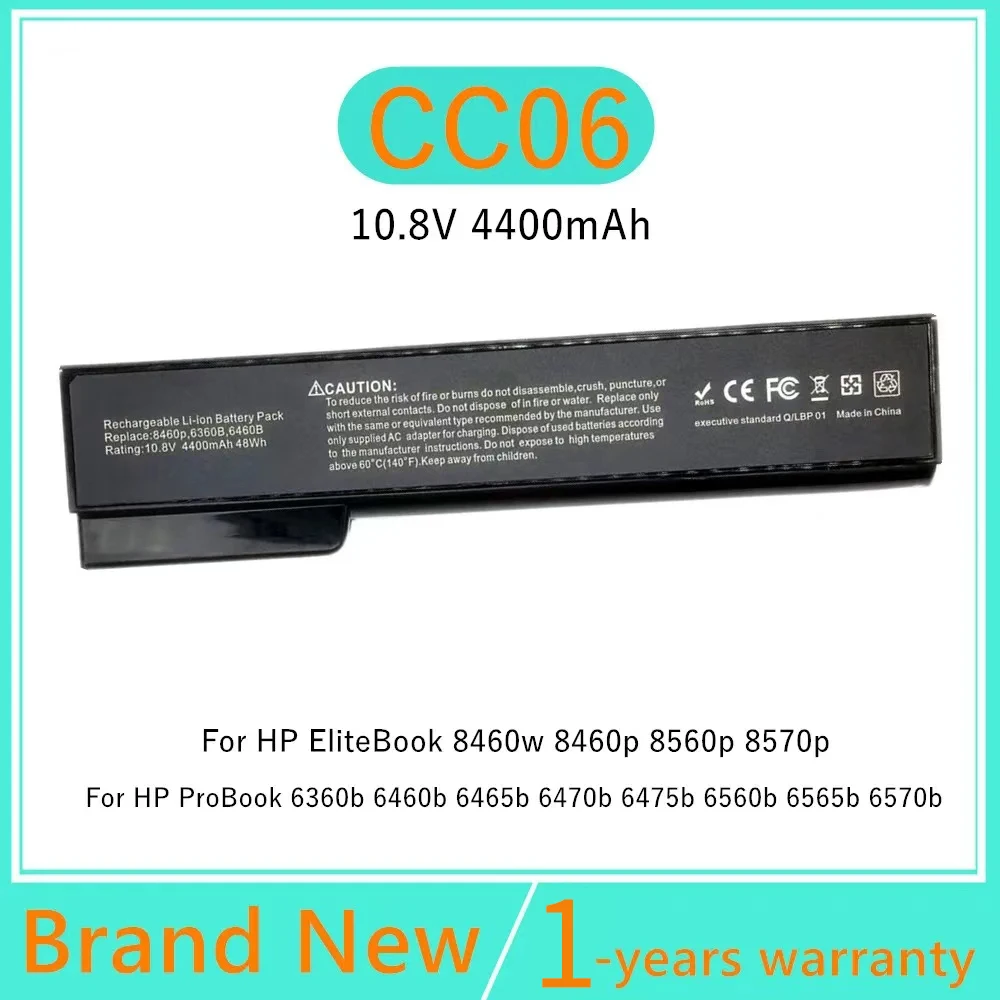

CC06XL Laptop Battery for HP EliteBook 8460w 8460p 8560p 8570p for ProBook 6360b 6460b 6465b 6470b 6475b 6560b 6565b 6570b