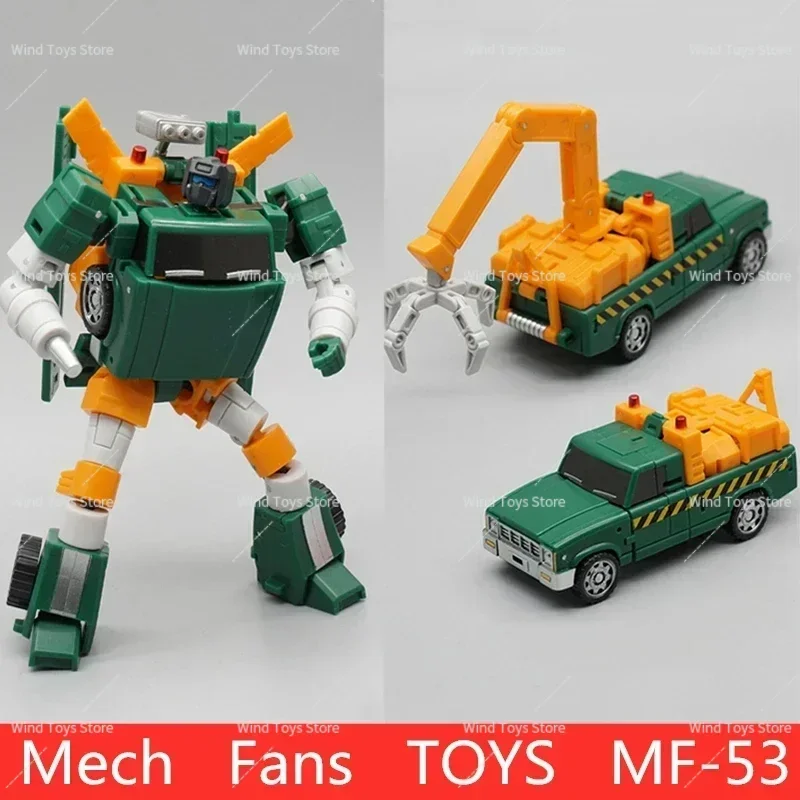 متوفر في المخزون ألعاب المشجعين الميكانيكية MFT التحول MF بايونير سلسلة مقطورة MF-52 Trailbreaker MF53 MF-53 رافعة الهادم عمل الشكل