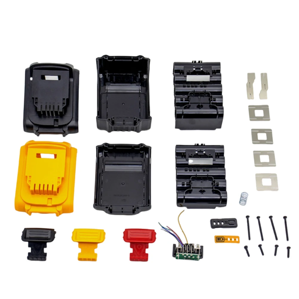 DCB200 Li-ion Battery Plastic Case PCB Charging Protection Circuit Board Box Shell For 20V Battery Power Tools