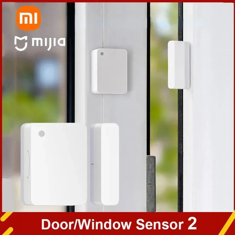 

Датчик окон и дверей Xiaomi Mijia 2, умный мини-датчик для дверей, карманный размер, автоматическое управление для приложения Mi Home, 100%