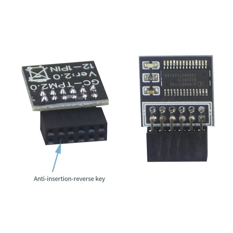 TPM 2.0 وحدة أمان التشفير LPC-12PIN وحدة بطاقة اللوحة الأم استبدال أجزاء للوحة الأم Win11-ABVP #3