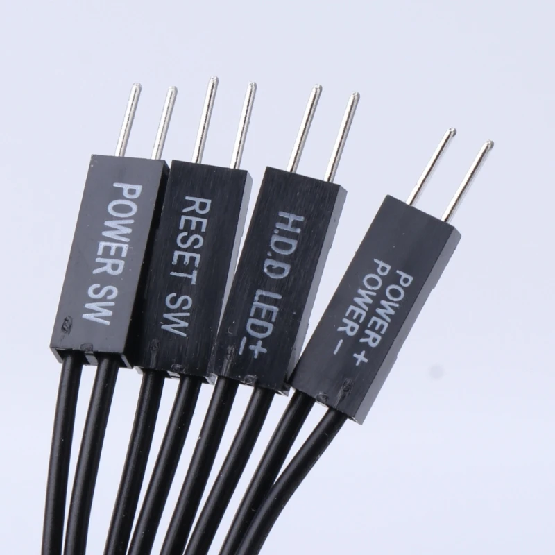 20/30/50/100 سنتيمتر اللوحة الأم التبديل HDD LED/PLED/إعادة تعيين SW/الطاقة SW تمديد كابل