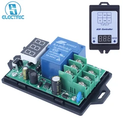 Relay Switch Controller Voltage Monitor Module Delay Relay Charging Discharge Controller Module Digital Display A30-U1 DC 99.9V