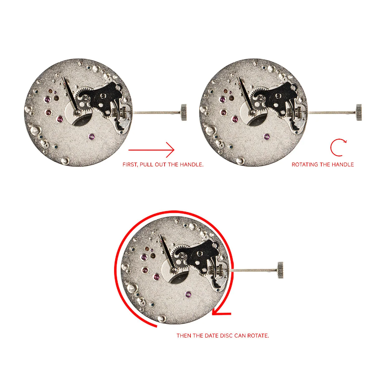 New 21600 Mechanical Movement ST36 China Hangzhou Original Watch Men ETA 6497 Hand Wind 17 Jewels Watch Case Fit Repair Part