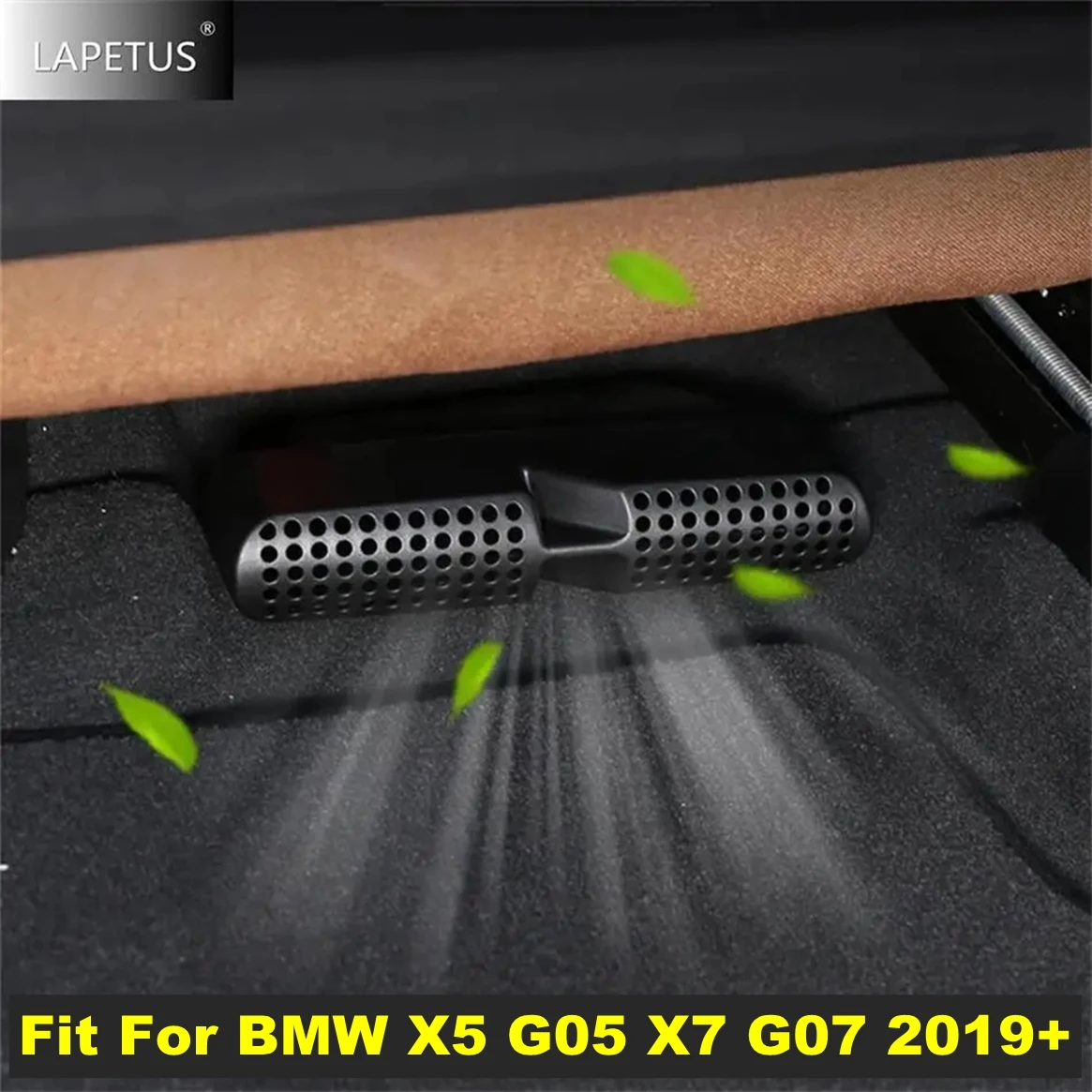 

For BMW X5 G05 X7 G07 2019 - 2025 Car Accessories Seat Under Floor Air Conditioner AC Duct Vent Outlet Heat Grille Cover Plastic