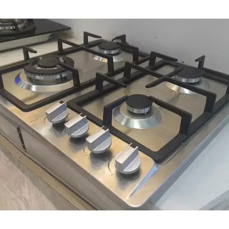 

Хит продаж и прочная ручка, домашняя плита, кухня, 4 конфорки, газовая варочная панель, газовая плита, варочные панели