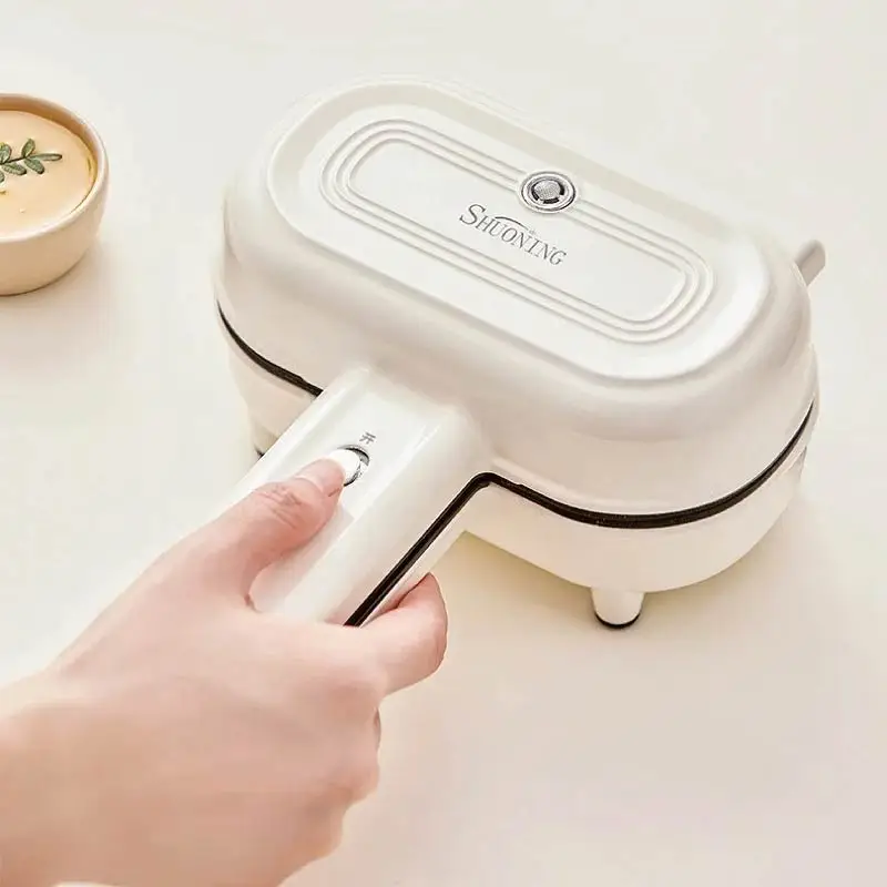 550W Electric Breakfast Machine Hot Pressed Sandwich Machine Panini Portable Home Non-stick Double sides Heating Toaster 220V