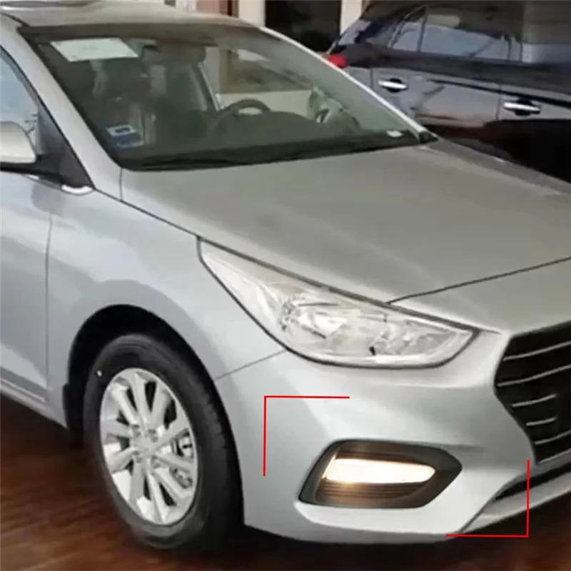 

AB16-передний бампер, противотуманная фара для Hyundai Accent 2018 2019 2020, противотуманная фара дальнего света в сборе, автомобильные аксессуары
