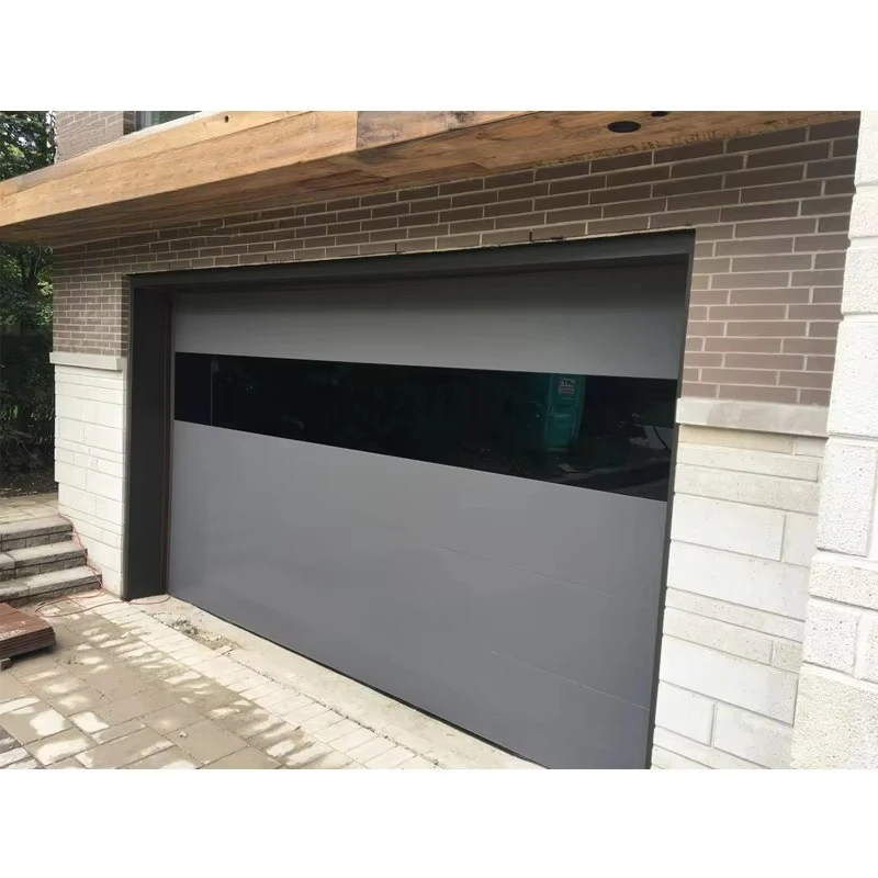 

Custom Sizes Garage Door Roll Up Open Remote Control Stainless Steel Design Aluminum Alloy Garage Door