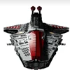 새로운 MOC 75367 Venator 클래스 공화국 공격 크루저 빌딩 블록 성인 소년 크리스마스 선물을위한 벽돌 장난감 5374Pcs 3