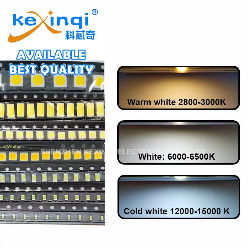 (100 قطعة) LED 0402 0603 0802 1206 2835 3528 5050 5730 أبيض بارد دافئ مصلحة الارصاد الجوية صمام ثنائي باعث للضوء لتقوم بها بنفسك الكهربائية #1
