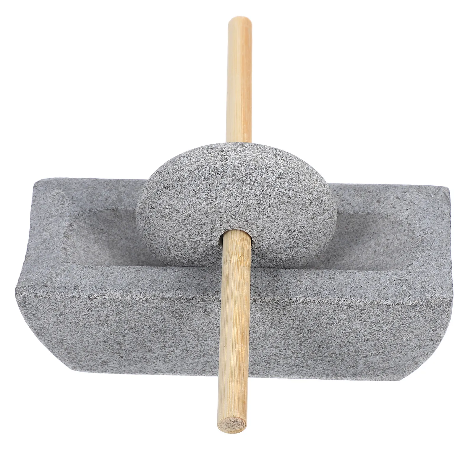 

1Set Stone Mill Grinder Traditional Chinese Hand Crank Spice Crusher for Tea Leaves Coffee Beans Manual Kitchen Condiment Tool