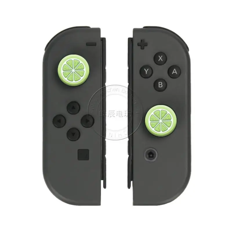 Fruit-shape Handle Rocker Hat, sílica Gel Rocker Hat, adaptação bonito, Universal Gamepad Acessórios, fácil de instalar