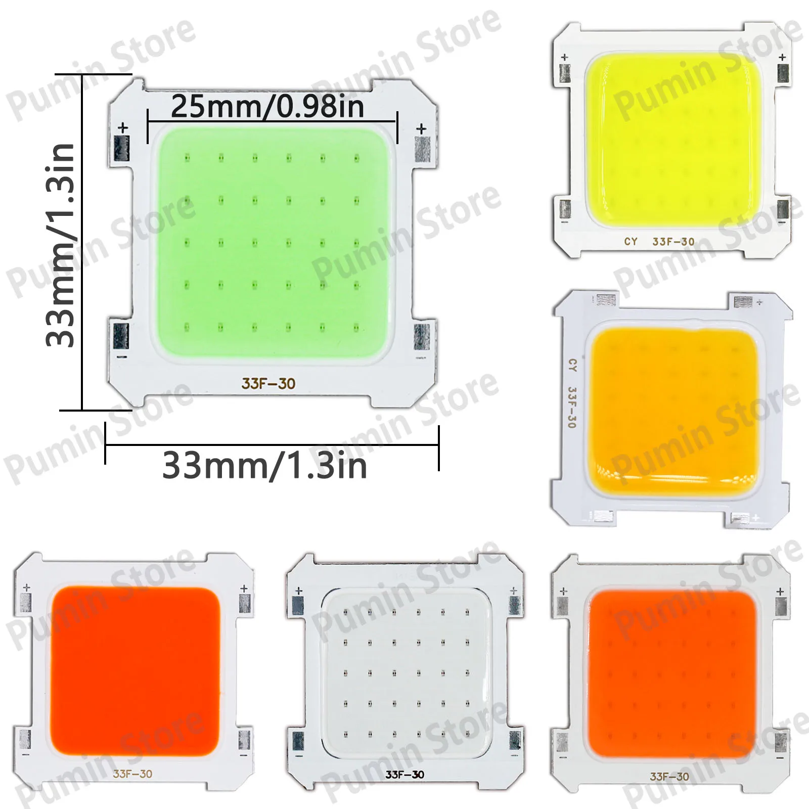 LED 3V 3333 COB Koralik Przenośna Mini Super COB Latarka Brelok Bombillas LED Akcesoria Sprzęt Kempingowy DIY 1/5/10 szt.