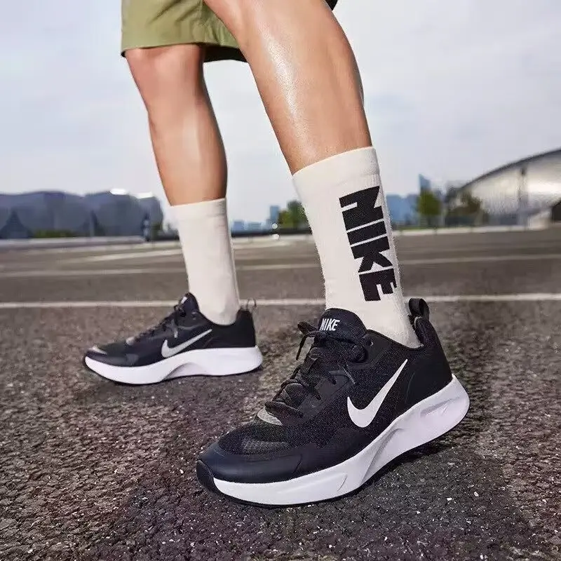 Nike Wearallday Run Swift Running Shoes for Men, Comfortable Fabric, Synthetic Leather, Shock-Absorbing, Breathable, Lightweight, Low-Top, Casual, Urban Commuting Cj1682-004